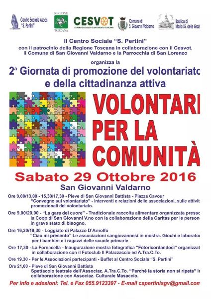 Seconda edizione di "Volontari per la comunità