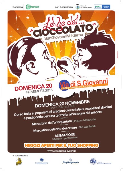 Le Vie del Cioccolato a San Giovanni Valdarno Edizione 2016