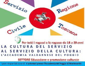 BANDO DI SERVIZIO CIVILE REGIONE TOSCANA - LA CULTURA DEL SERVIZIO AL SERVIZIO DELLA CULTURA: L’AC