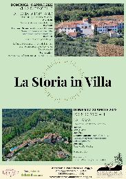 “La Storia in Villa” Appuntamenti nelle Ville del Valdarno superiore