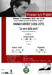 "HANNAH ARENDT (1906-1975). LA VOCE DELLA POLIS
