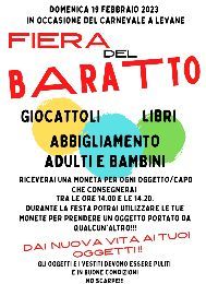 FIERA DEL BARATTO DEL CARNEVALE DI LEVANE