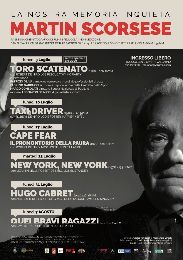 NONA EDIZIONE DELLA RASSEGNA DI FILM IN PELLICOLA: IL CINEMA DI MARTIN SCORSESE! 